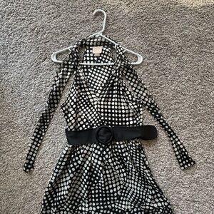 Women’s Polka Dot Dress with Belt